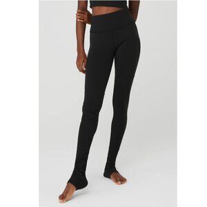 ALO Yoga Airbrush High-Waist Highlight Goddess Legging Black Small(4-6)